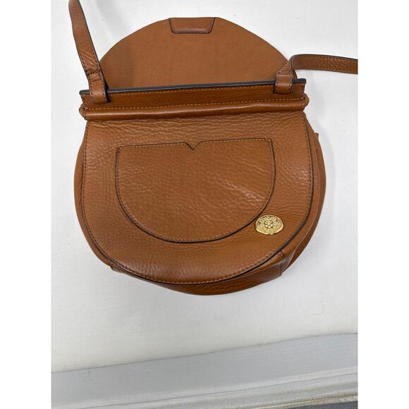 Vince Camuto Crossbody Butter Soft Brown Leather Nice! - Picture 10 of 12